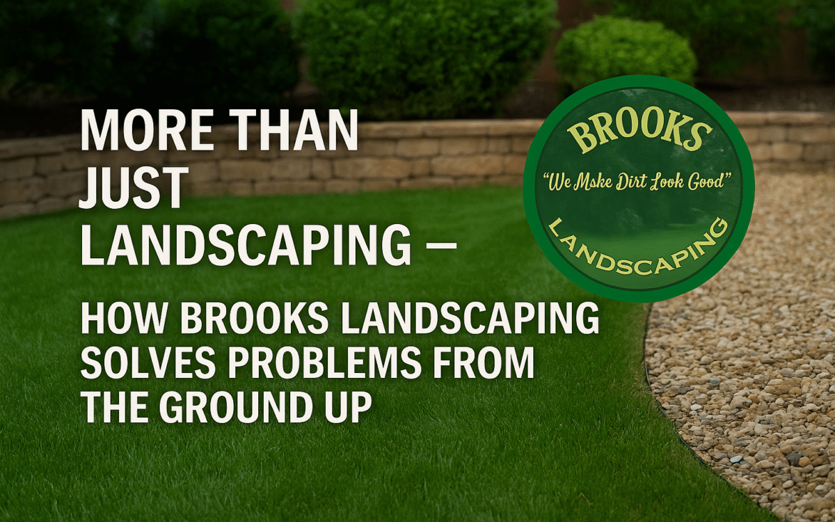 aulding County landscaping company, Landscape drainage solutions Georgia, Yard drainage repair Dallas GA, Erosion control experts near me, The Dirt Doctor® landscaping, Brooks Landscaping Dallas GA, Sod installation Paulding County GA, Retaining wall construction Hiram GA, Outdoor living builder Paulding County, Landscape design Acworth GA, Lawn leveling and grading, Decorative gravel landscape design, Backyard transformation Georgia, Designed to Drain. Built to Last.