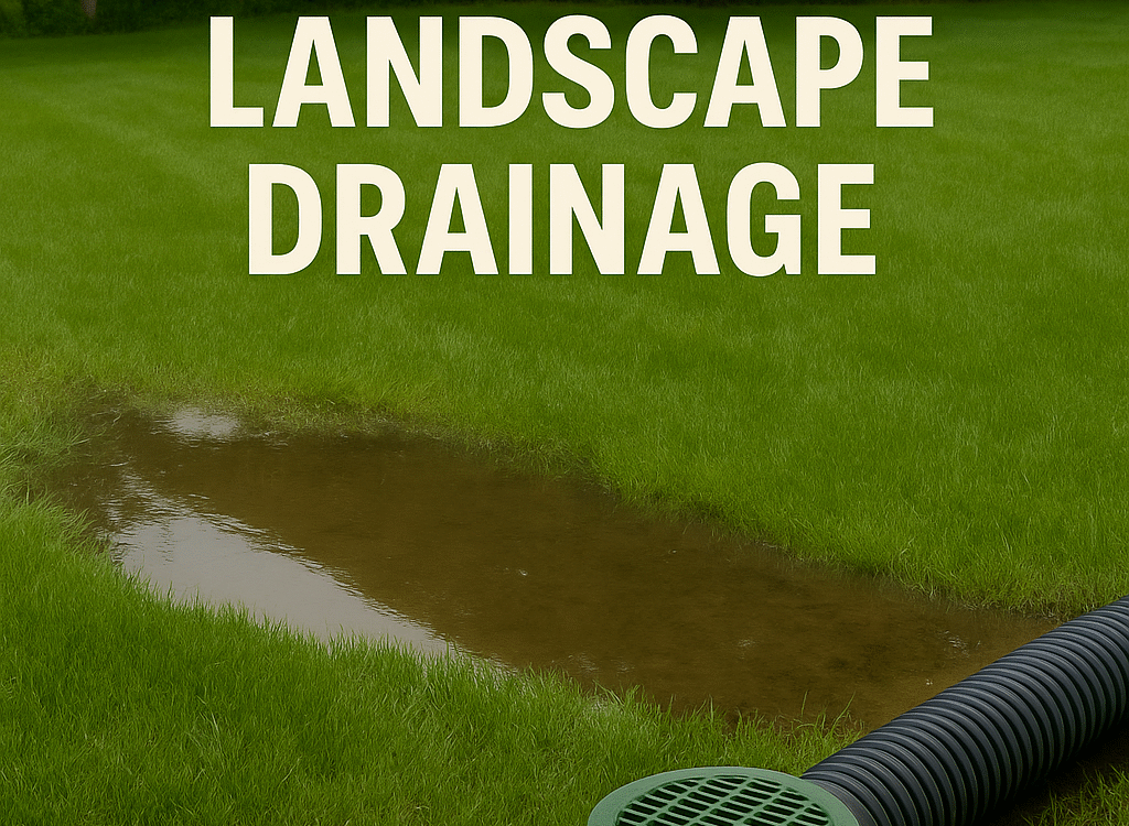 Learn how proper landscape drainage prevents flooding, erosion, and costly home damage. Discover expert solutions from The Dirt Doctor and Brooks Landscaping.