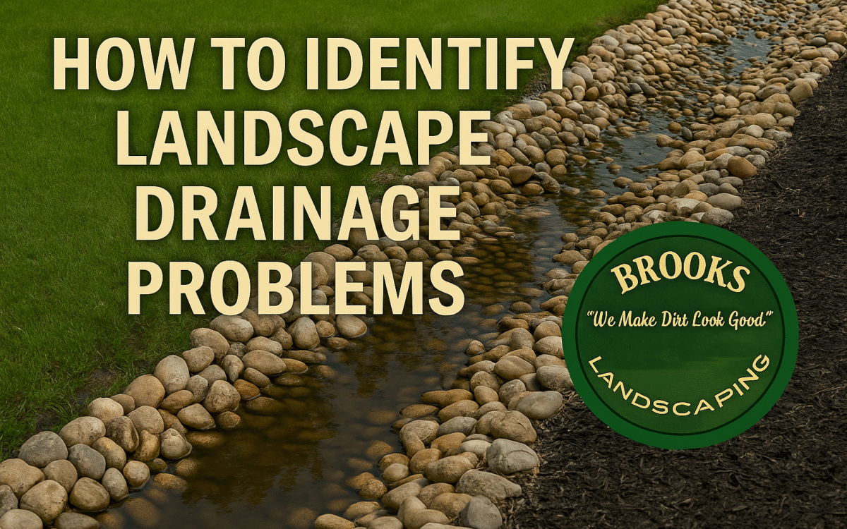 Brooks Landscaping in Dallas, Georgia explains when your yard needs a dry creek bed. Learn how The Dirt Doctor fixes standing water, erosion, and drainage failures.