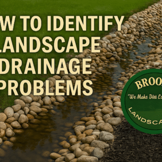 Brooks Landscaping in Dallas, Georgia explains when your yard needs a dry creek bed. Learn how The Dirt Doctor fixes standing water, erosion, and drainage failures.